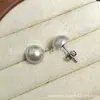 Aretes de Titanio F136 con Efecto Perlado de Ondas de Agua y Cierre de Mariposa Integrado Joyería para Piercings de Aleación de Titanio G23 Venta al por Mayor