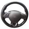 Funda para Volante Cosida a Mano de Cuero Genuino Adecuada para Mitsubishi Outlander Fabricante de Piel de Vaca