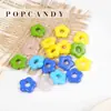 Contas Pequenas de Flores Artesanais Contas Soltas Pulseira de Contas de Flores Artesanais DIY Acessórios de Joias para Colar Brincos Versáteis Materiais