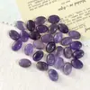 Piedra Preciosa Cabujón Ovalado de Ágata Cristalina Más Vendida Transfronteriza 10*14mm Piedra Suelta Semipreciosa Incrustación Joyería DIY