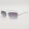 Estilo Nuevo Europeo y Americano Sin Marco Borde Cortado Cuadrado Estrella Decoración Tendencia Versátil Fiesta Fiesta Chica Caliente Usa Sombrilla Gafas de Sol
