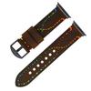 Pulseira de relógio de couro crazy horse quente de comércio exterior para pulseira de couro apple s8/7/6 iWatch pulseira feita à mão