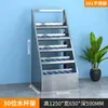 Armário de Copos de Água de Aço Inoxidável 304 Despensa da Empresa Rack de Colocação de Xícaras de Chá Suporte de Copo de Água para Funcionários da Fábrica Armário de Armazenamento com Múltiplos Compartimentos