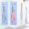 2 peças manicure ferramenta unha lima moagem tira esfregar tira polimento peeling manicure ferramenta terno