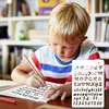 Venta al por mayor del fabricante Plantilla de PP para niños Plantilla de corte para pintar Herramienta de regla para manualidades DIY Mariposa Alfanumérico Manual Herramienta Regla Ecológico