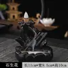 Queimador de Incenso de Refluxo Cerâmico Preto Novo Criativo para Casa Escritório Queimador de Incenso Ornamentos de Caminho de Incenso Fabricante Dropshipping