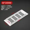 Malla de Ventilación para Gabinete de Aleación de Aluminio Blanco Cubierta Decorativa para Zapatero Rejilla de Agujero de Ventilación Rejilla de Disipación de Calor Agujero Cubierta de Agujero de Escape