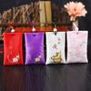 Saquinho Vermelho Estilo Chinês Bolsa Vazia com Amuleto da Paz, Bolsa da Fortuna, Amuleto para o Ano do Zodíaco da Pessoa, Pingente de Bolsa de Brocado com Logo