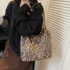 Bolso Tote Estampado de Leopardo para Mujer 2026 Nuevo Otoño Invierno Retro Gran Capacidad Versátil Bolso de Mano Moda Bolso de Hombro para Viaje