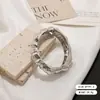 Pulsera Minimalista a Cuadros, Pulsera Transfronteriza Europea y Americana de Aleación Nueva, Moda de Nicho, Sensación de Alta Gama, Accesorio para la Mano, Accesorio para el Cabello