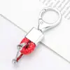 Llavero Coche hardware cuerda tejida metal colgante de alta gama hombres y mujeres pareja Cuero de microfibra resistente al desgaste Accesorios Venta al por mayor