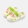 Clogs Infantis Fofos Happy Mary Casuais para Interior Antiderrapantes Sandálias de Verão para Praia Florais de Eva para Meninos e Meninas