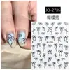 Nova Entrada Luxo Simples Estampagem a Quente Prata Puro Desejo Adesivo para Unhas com Laço 6 Cores Combinam com Tudo Coração de Menina Adesivo Autoadesivo Preto e Branco