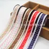 Fita de embalagem de presente com bolinhas de 25mm para grampo de cabelo, caixa de bolo DIY, cinto decorativo, fita de tecido 10 jardas/Rolo