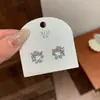 Pendientes de Diseño de Nicho con Agujas de Plata 925, Colección de Pendientes de Lujo Ligero de Gama Alta, Juegos de Pendientes, Tachuelas para Hélice Auricular al por Mayor