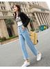 Pantalones rectos de cintura alta para mujer, oferta de comercio exterior de primavera 2020, pantalones de ocio urbano