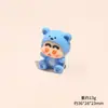 Desenho Animado Fofo Shin-Chan Personagem 3D Acessórios de Resina Criativos Feitos à Mão DIY Decoração de Mesa Carro Enfeites de Resina