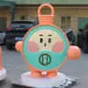Escultura IP luminosa de PRFV personalizada mascote de grande empresa figura de desenho animado fábrica de origem instalação no local