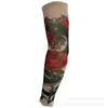 Mangas de Tatuagem de Peixe Koi em Estoque, Fornecimento Direto da Fábrica, Mangas de Braço Ultrafinas de Alta Elasticidade, Grande Design Floral no Braço