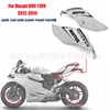 Aplicable a motocicleta Ducati 899 1199 2012-2014 pintura en aerosol transferencia de agua panel lateral de cola trasera transfronterizo