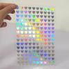 Película láser pegatinas de letras de estrella en las cuatro esquinas decoración pegatinas láser instantáneas coloridas Amazon al por mayor