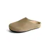 Zapatos Birkenstock Puros Originales Sangpo Modelo Nuevo Piel Genuina Corcho Interior Aumentador de Altura Suela Gruesa Zapatos Birkenstock para Pareja Pantuflas para Hombre y Mujer para Verano Uso en Exteriores