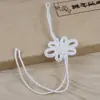 Nudo Doble Línea Nudo Largo Nudo Ping An Seda de Hielo Rayón Borla Fleco Flecos Joyería Accesorios Hechos a Mano Nudo