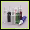 Frasco de remédio com bico fino de 50ml frasco de pigmento frasco de óleo essencial frasco de apertar com tampa de bico fino frasco de remédio com bico fino frasco para pintura com areia 50ml