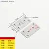 Código de Esquina de Acero Inoxidable Ángulo de Hierro/Soporte para Placa de Estante Soporte en Forma de L Conector Triángulo Pieza de Hierro Soporte de Código de Esquina de Ángulo Recto de 90 Grados