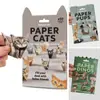 Nuevos Gatos de Papel DIY Gatos de Papel Plegables Animales Origami 50 Piezas