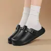 Sapatos Femininos, Chinelos, Sapatos Masculinos e Femininos, Sapatos Birkenstock Estilo Casal, Sapatos Fechados para Uso Externo Slip-On, Sapatos para Estudantes Tamanho Grande, Verão