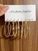 Pendientes de Aro Trenzados de Amazon, Pendientes de Aro Lisos de Moda, Accesorios para Orejas Vintage, Diseño de Nicho, Aspecto de Alta Gama, Pendientes de Arroz de Siete Granos