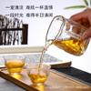 Taza Pública Coleccionable Hecha a Mano de Boca Plana Vidrio Patrón Martillo Juego de Té Mar de Té Engrosado Resistente al Calor Cubo de Hielo Cuadrado Taza Pública Juego de Té