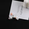 Cogumelo Pena de Repolho Resina Acrílico 3D DIY Colar Pulseira Pingente Pequeno Acessórios de Joia Feitos à Mão