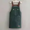 Delantal Popular Transfronterizo a Prueba de Aceite e Impermeable para Cocina Casera y Trabajo en Catering, Resistente a Manchas, Monos con Cubierta de Correa Estampada de Alta Apariencia