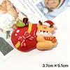 Dibujo Animado 2025 Nueva Decoración de Navidad DIY Accesorios de Resina Pegamento de Crema Grande Pasador para el Cabello Funda para Teléfono Móvil Hebilla de Zapato