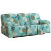 Conjunto de Chivas Fatiadas Impresso Transfronteiriço da Amazon Stretch All-inclusive Recliner Set Capa de sofá multifuncional para duas pessoas