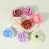 Cabeças de Flores de Peônia Artificiais, Decoração de Buquê de Flores para Corredor de Casamento, Materiais de Flores Artificiais Rosa DIY Feitos à Mão, Arranjo de Casamento