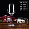 Juego de Copas de Vino de Cristal de Lujo Ligero, Copas Borgoña para Uso Doméstico, Copas de Vino, Copas de Champán, Al por Mayor en Stock