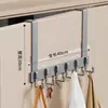 Perchero de Ropa con Gancho para Colgar en la Puerta, Colgador de Ropa de Pared para Dormitorio, Estante de Almacenamiento para Baño con Adhesivo Fuerte sin Taladro