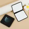 Mini Espelho de Maquiagem Flip Dupla Face Dobrável Portátil Pequeno Espelho Dormitório Estudante Espelho de Retoque de Mão Espelho de Bolso DIY