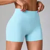 Shorts Fitness Yize de Cintura Alta para Controle da Barriga Feminino, Shorts Esportivos para Corrida com Levantamento de Glúteos