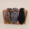 Versátil Moda Aba Larga Novo Acessório de Cabelo Feminino com Nó Headband Simples Transfronteiriço Acessório de Cabelo Laço Faixa de Cabelo Acessório de Cabelo Listrado
