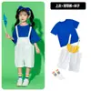 Traje de Shorts con Tirantes para Niños Color Graduación Ropa de Clase Estudiantes de Primaria Coro de Graduación Danza Equipo de Porristas