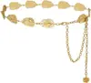 Cadena metálica para la cintura para mujer, accesorio de verano de alta gama para combinar con vestidos, cinturón delgado decorativo de moda estilo ins para trajes, cadena de moda