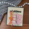 Corea del Sur Nuevo Otoño e Invierno Botón Amor Cuero Niños Niña Todo-partido Lazo Flequillo Pinza Lateral Accesorios para el Cabello de Niñas