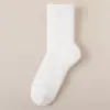 Calcetines de Lana Coralina Personalizados con Fleece Adicional y Calcetines Gruesos de Media Caña, Calcetines de Piso para el Hogar Unisex con Bordado de Goma de Puntos