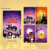 Bolsas de mano con película nacarada de Halloween en stock, bolsas de mano para dulces o trucos, bolsas para empaquetar dulces y galletas de Navidad