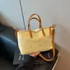 Bolsa Tote Grande Capacidade 2026 Verão Transfronteiriço Novo Estilo Versátil para o Dia a Dia Ombro Único Sob o Braço Bolsa de Mão Texturizada