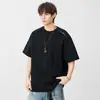 An Yang Diseño de Verano Americano Sentido 2026 Nueva Camiseta de Manga Corta con Cuello Redondo Marca de Moda para Hombre Camiseta Holgada de Media Manga Transfronteriza T